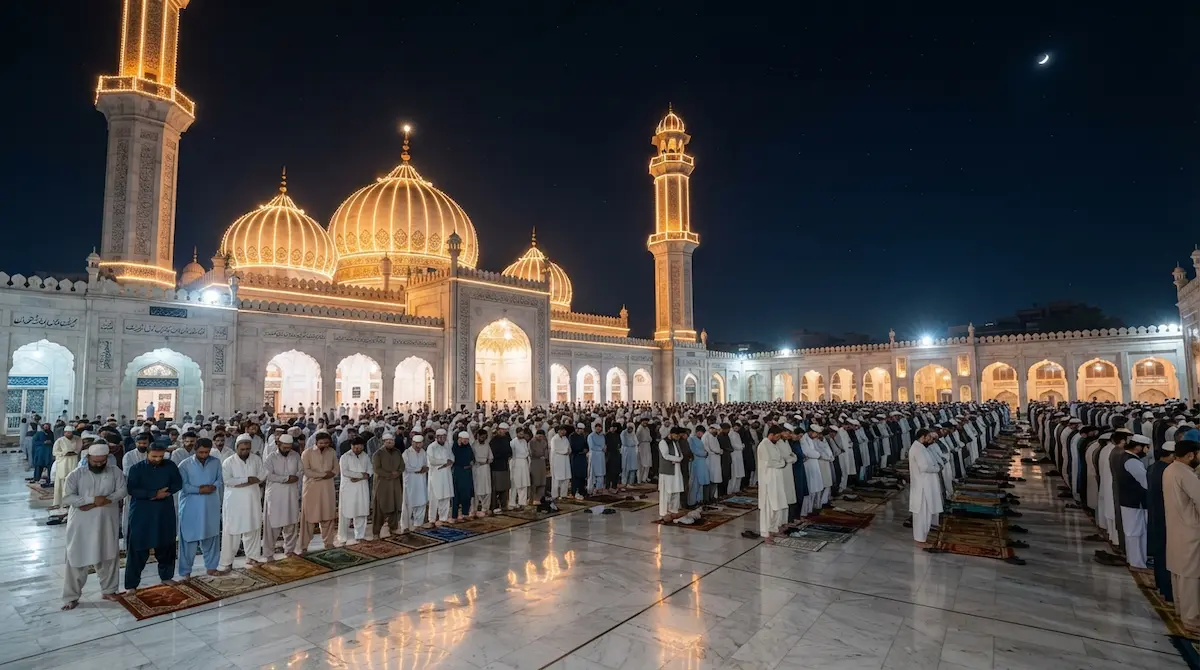 Isha Prayer Time Lahore Today Live Azan, Midnight & 30-Day Timetable